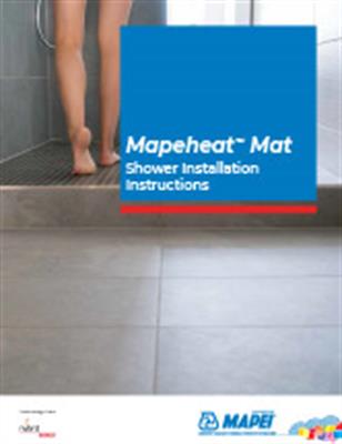 Mapeheat Mat Shower Installation Instructions